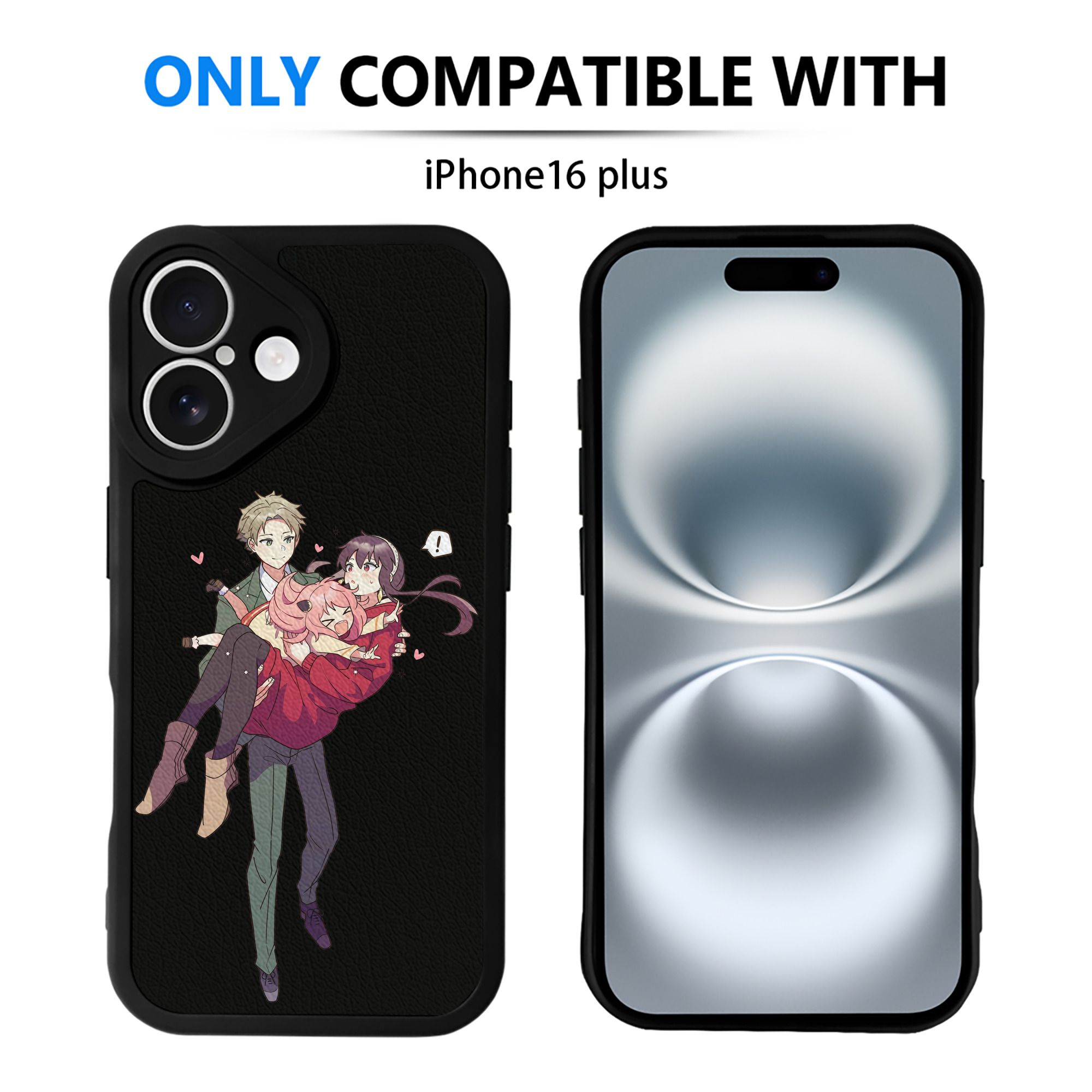 （画像用） SPY×FAMILY间谍家家酒 【iPhone 16シリーズ対応】シリコンスマホケース（レザー調） 材質：シリコン
